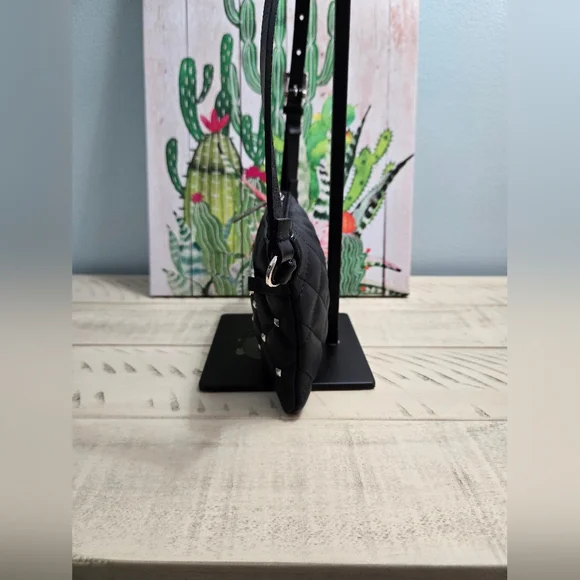 Michael Kors Women's MK Quilted Studded Multi-Bag-Black/Silver- EUC - Picture 16 of 16